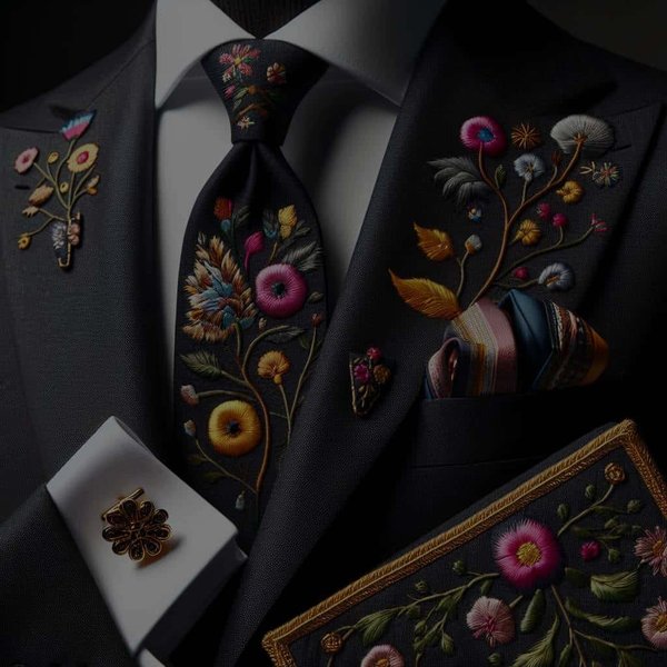 Comment intégrer des pièces brodées artisanalement dans un ensemble de travail formel ?