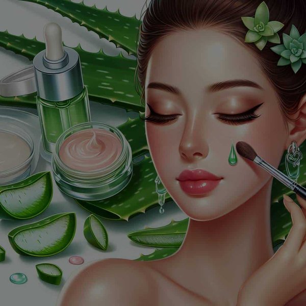 Peut-on utiliser le gel d'aloe vera comme base de maquillage hydratante?