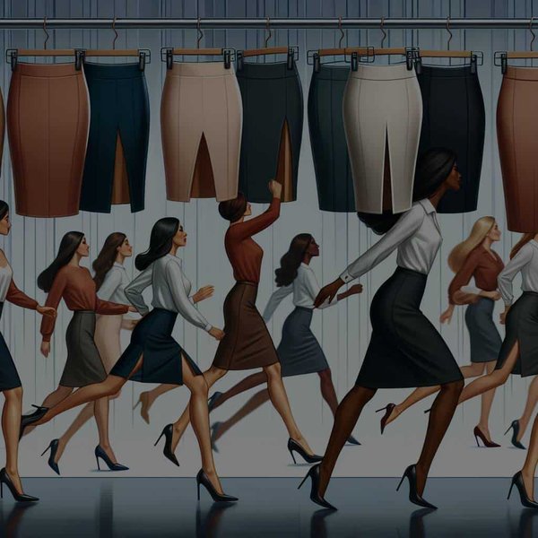 Quelle est la clé pour choisir des jupes crayon qui ne limitent pas le mouvement au bureau ?