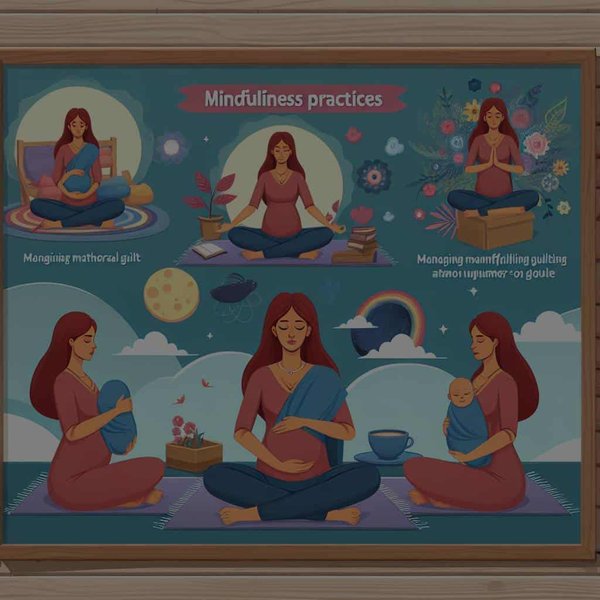 Quelles sont les pratiques de pleine conscience pour gérer la culpabilité maternelle chez les femmes ?